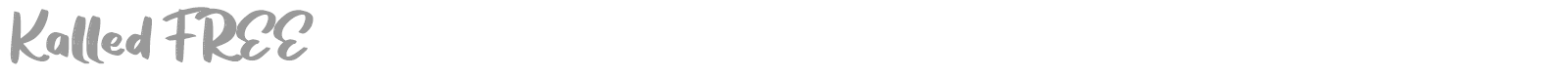Kalled font preview
